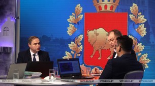 Grodno Oblast governor takes part in a live broadcast

