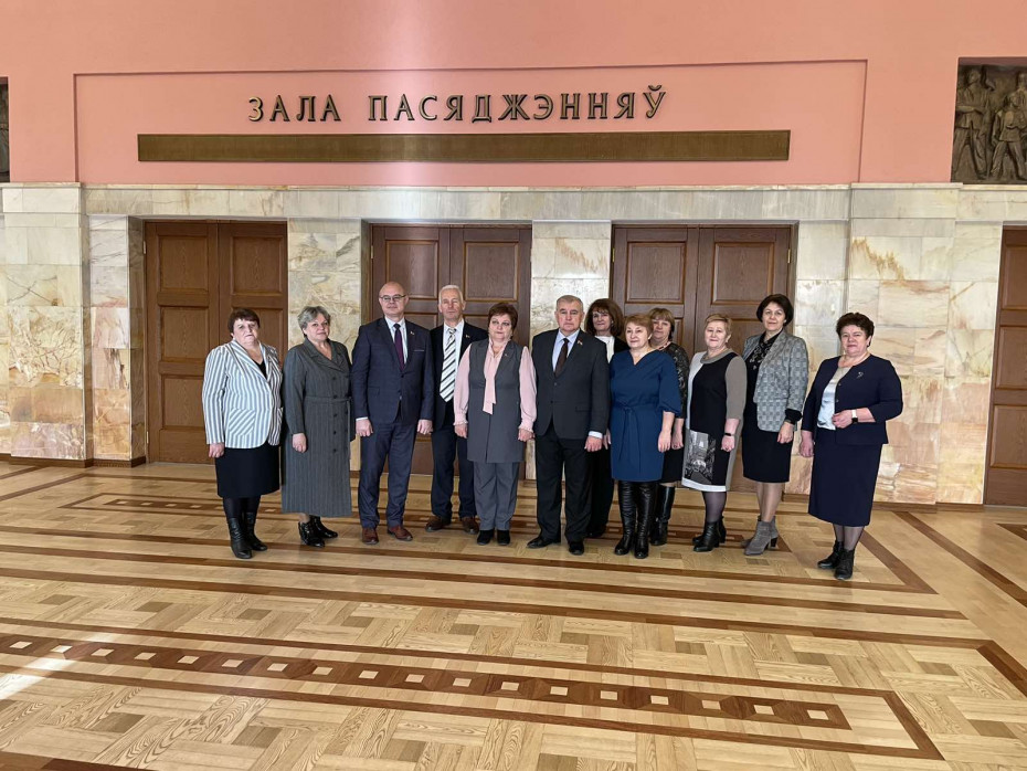 Делегация Островецкого района посетила Палату представителей Национального собрания Республики Беларусь